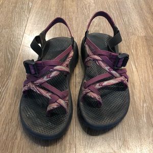 Womens Chaco ZX/2. Purple double strap. Size 8.
